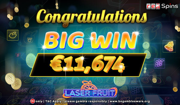 A Lucky Player Nets €11,674 at Red Spins Casino!